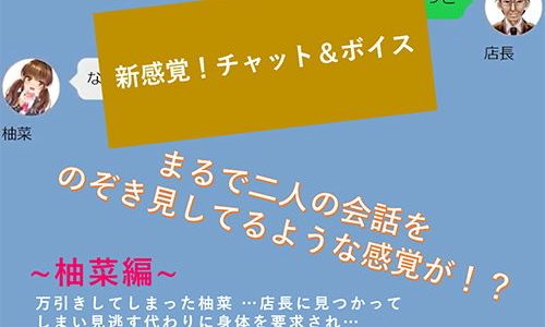 【新感覚！】ボイス＆チャット動画シリーズ 万引き少女 柚菜