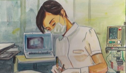 歯科医の人妻先生