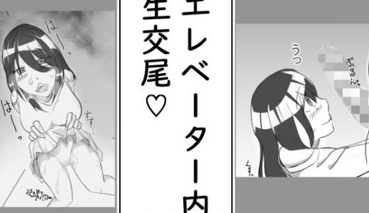 エレベーターで生交尾