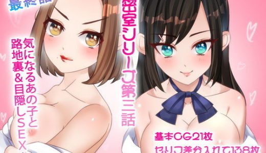 密室シリーズ 第三話 気になるあの子と路地裏＆目隠しSEX！！