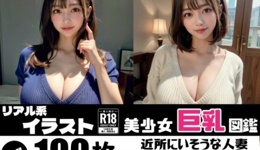 美少女巨乳図鑑（セーターおっぱい）