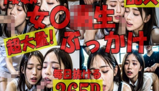 ぶっかけ！乱交！複数 女〇●生 365 P！