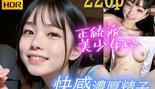 正統派美少女に快感濃厚精子